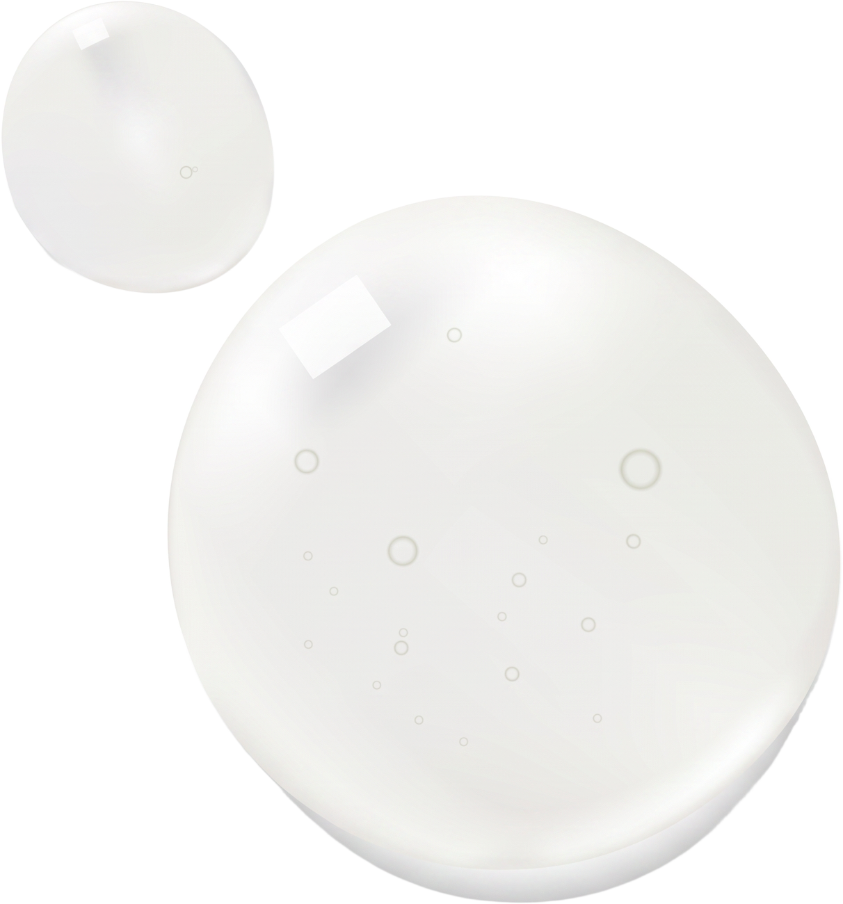 Serumtropfen als dekoratives Element